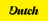 DUTCH logo