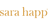 SARAHAPP logo