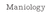 MANIOLOGY logo